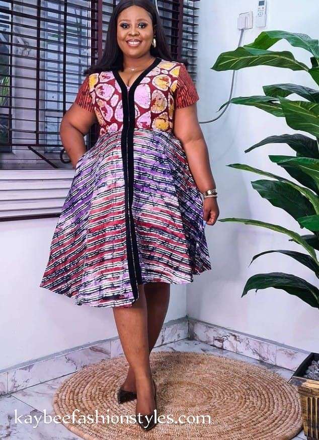 Ankara Shirt Dress Styles 