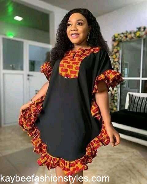 Short Bubu Gown Styles for Ladies