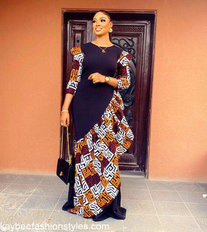 Latest Wrapper Gown Styles for Ladies in 2022 and 2023 - Kaybee Fashion ...