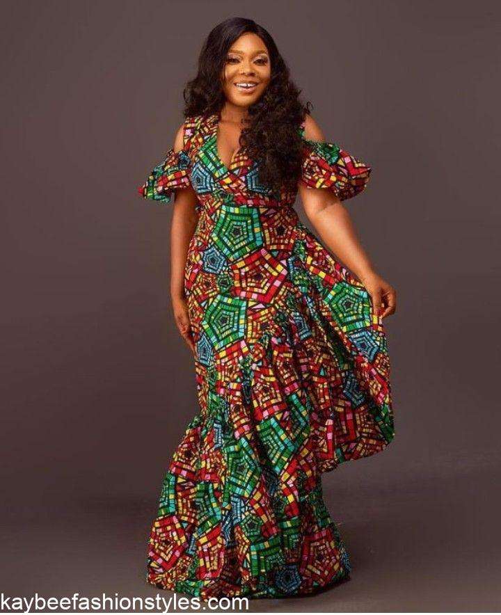 Latest Wrapper Gown Styles for Ladies in 2022 and 2023 - Kaybee Fashion ...