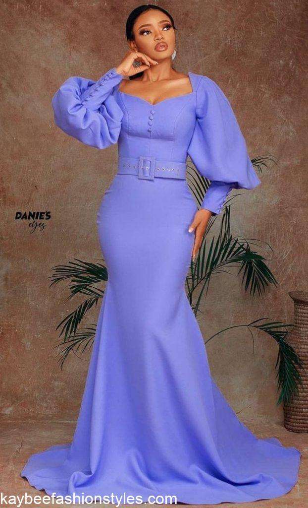 Crepe Material Gown Styles