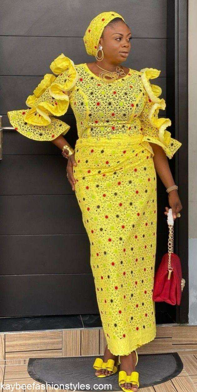 Latest Lace and Ankara Iro and Buba Styles in 2023 and 2024 Kaybee