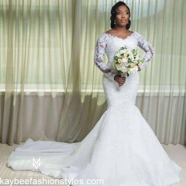 30 Best Decent Wedding Gowns in Nigeria 2023 and 2024 - Kaybee Fashion ...