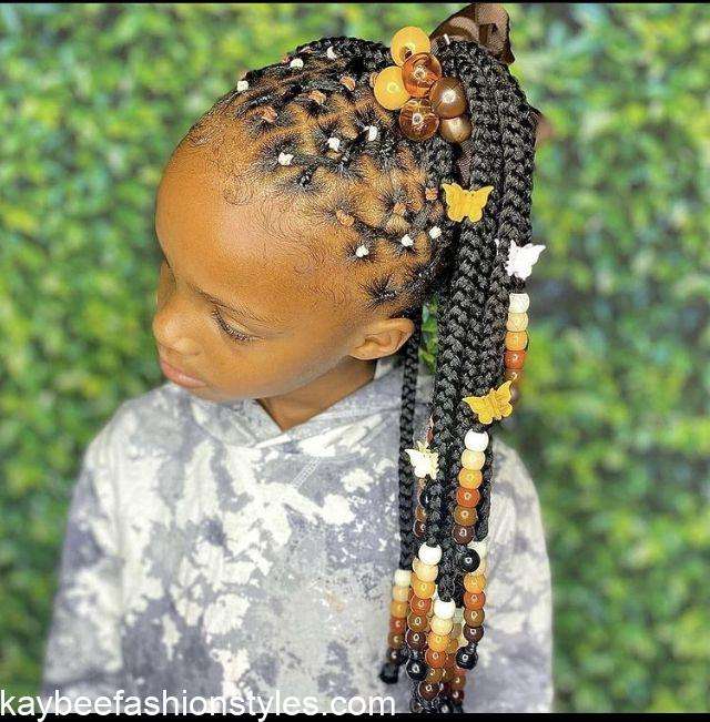 Christmas Hairstyles for Little Girl in Nigeria