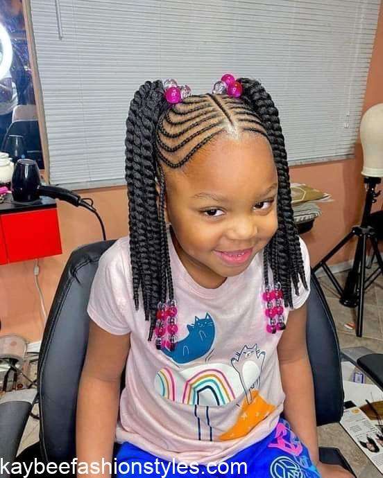 Christmas Hairstyles for Little Girl in Nigeria