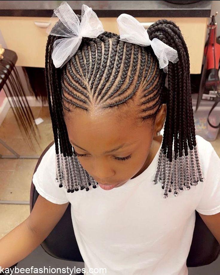 Christmas Hairstyles for Little Girl in Nigeria