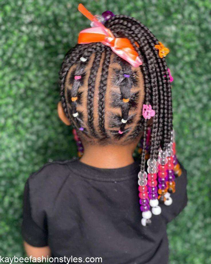 Christmas Hairstyles for Little Girl in Nigeria