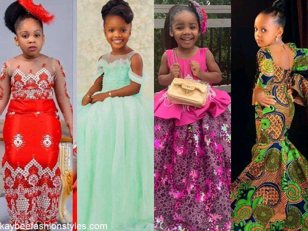 Christmas Gown Styles for Girl Child in Nigeria