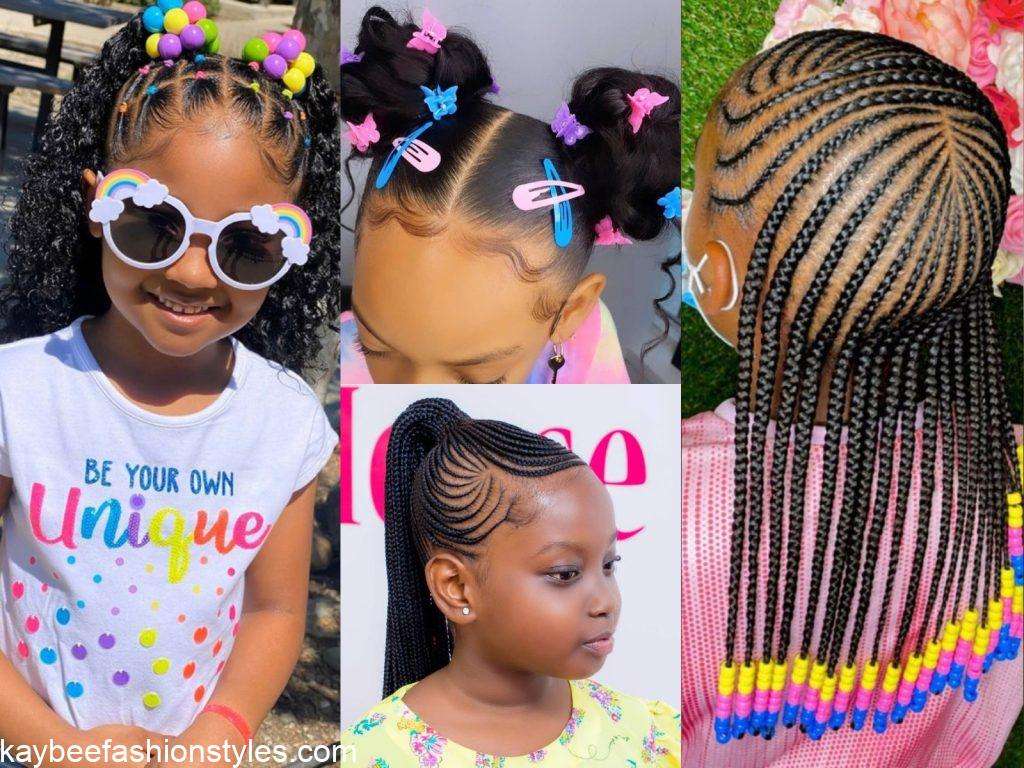 Christmas Hairstyles for Little Girl in Nigeria