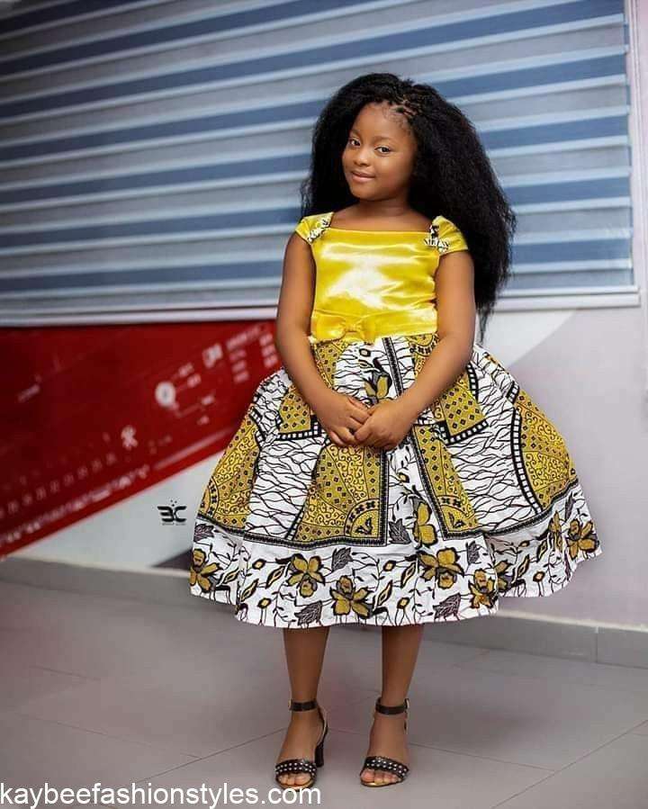 Christmas Gown Styles for Girl Child in Nigeria