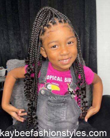 Christmas Hairstyles for Little Girl in Nigeria