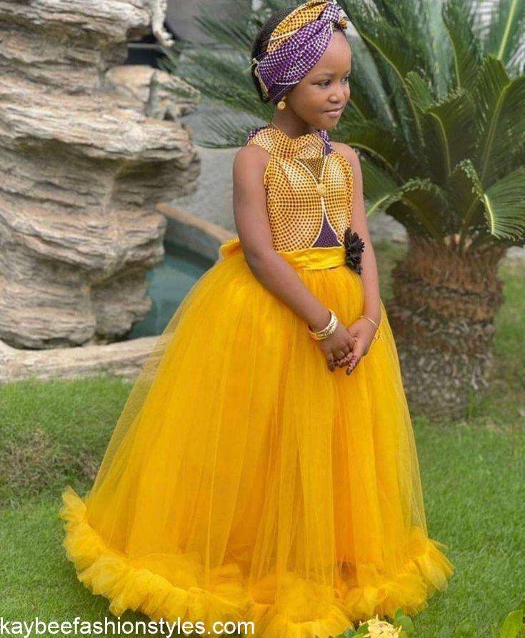 Christmas Gown Styles for Girl Child in Nigeria