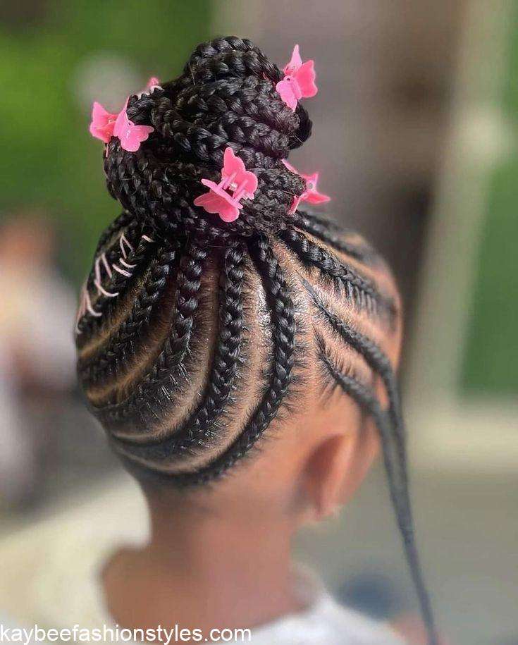 Christmas Hairstyles for Little Girl in Nigeria