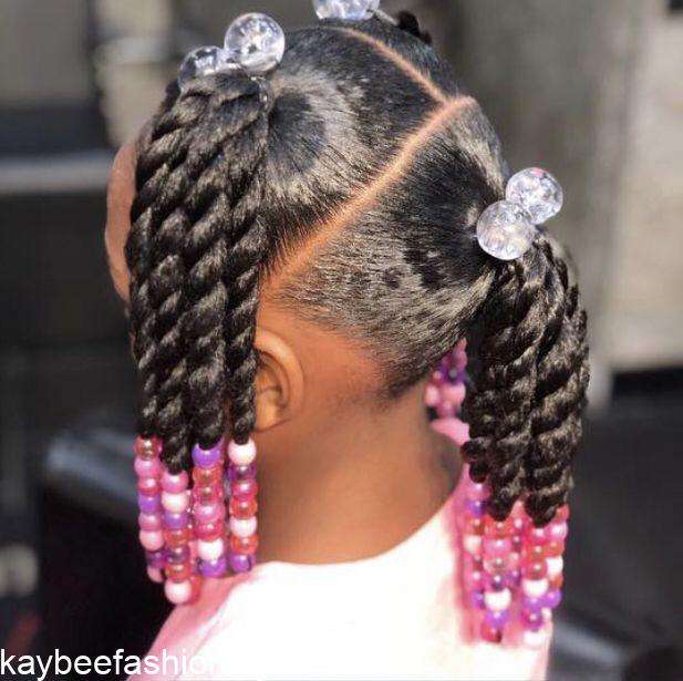 Christmas Hairstyles for Little Girl in Nigeria