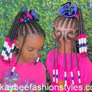 Christmas Hairstyles for Little Girl in Nigeria