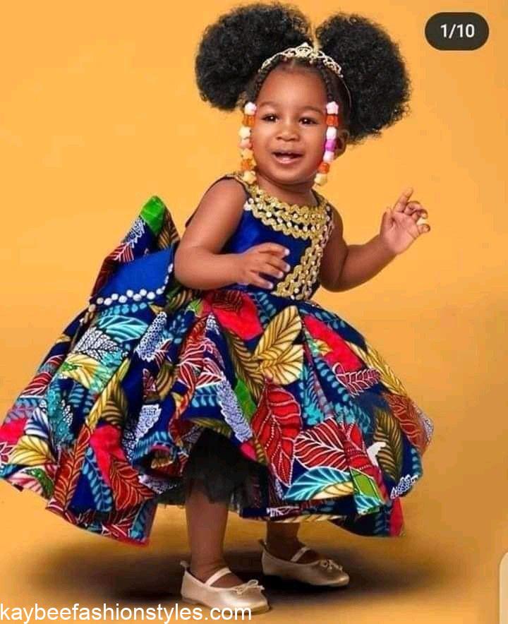 Christmas Gown Styles for Girl Child in Nigeria