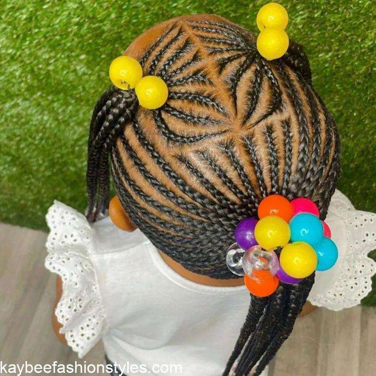 Christmas Hairstyles for Little Girl in Nigeria