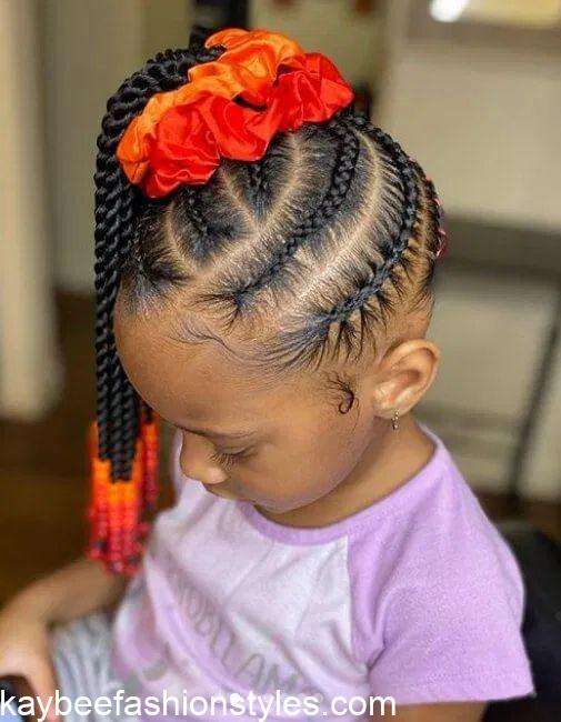 Christmas Hairstyles for Little Girl in Nigeria