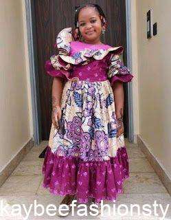 Christmas Gown Styles for Girl Child in Nigeria