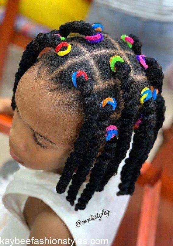 Christmas Hairstyles for Little Girl in Nigeria