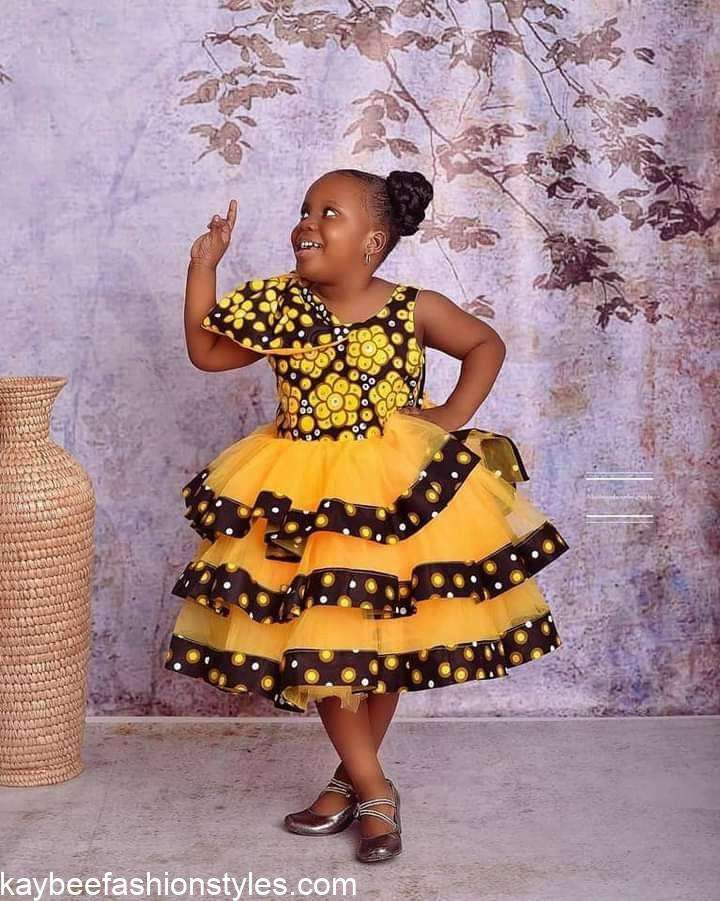 Christmas Gown Styles for Girl Child in Nigeria