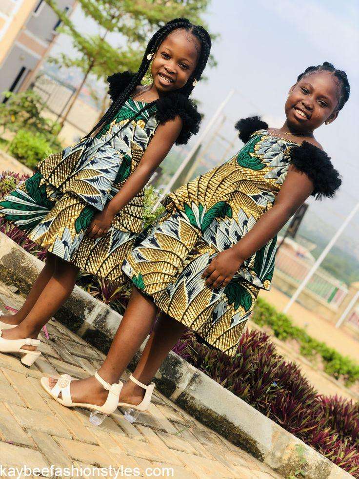 Christmas Gown Styles for Girl Child in Nigeria