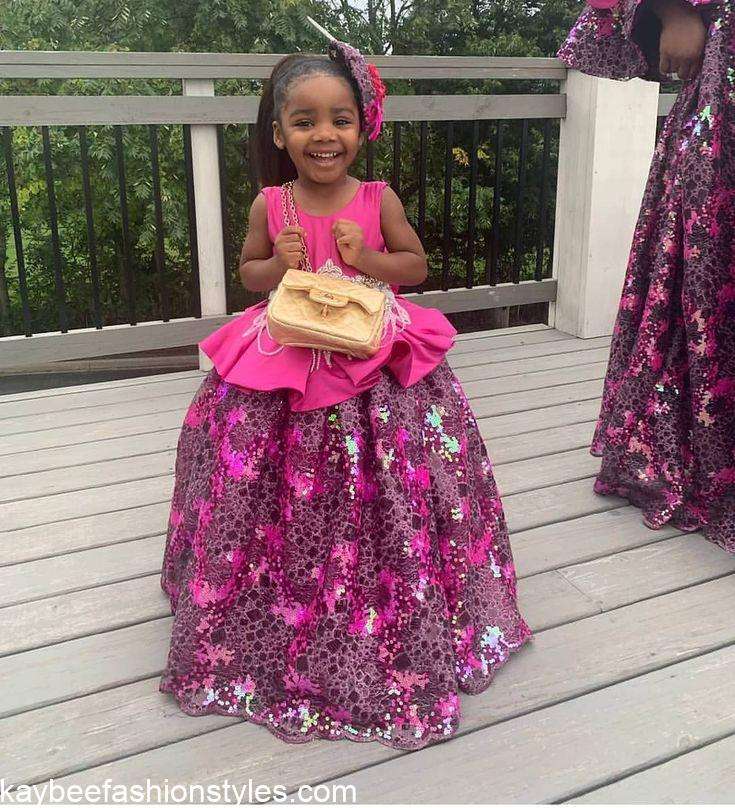 Christmas Gown Styles for Girl Child in Nigeria