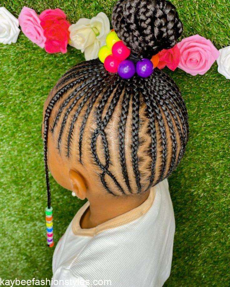 Christmas Hairstyles for Little Girl in Nigeria