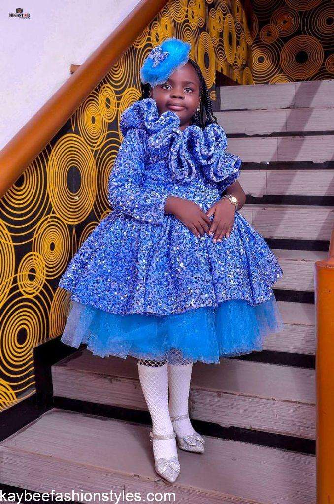 Christmas Gown Styles for Girl Child in Nigeria