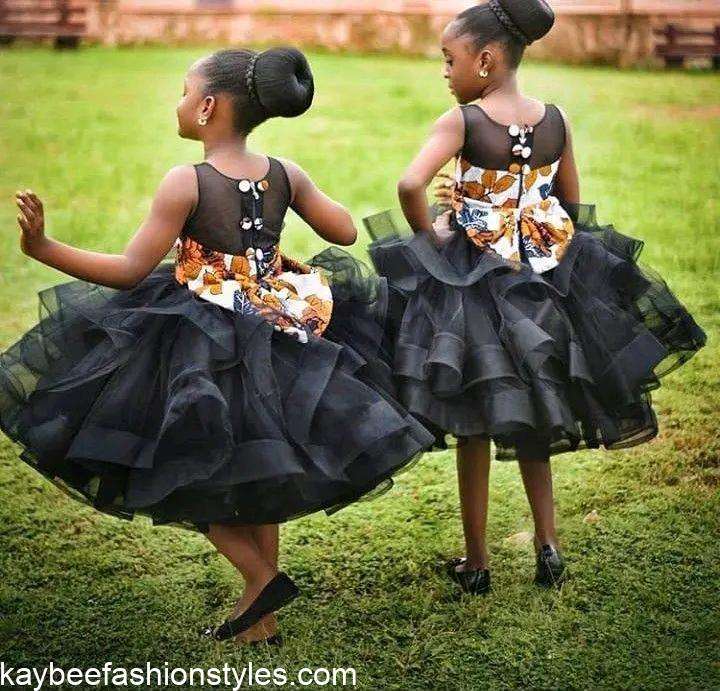 Christmas Gown Styles for Girl Child in Nigeria