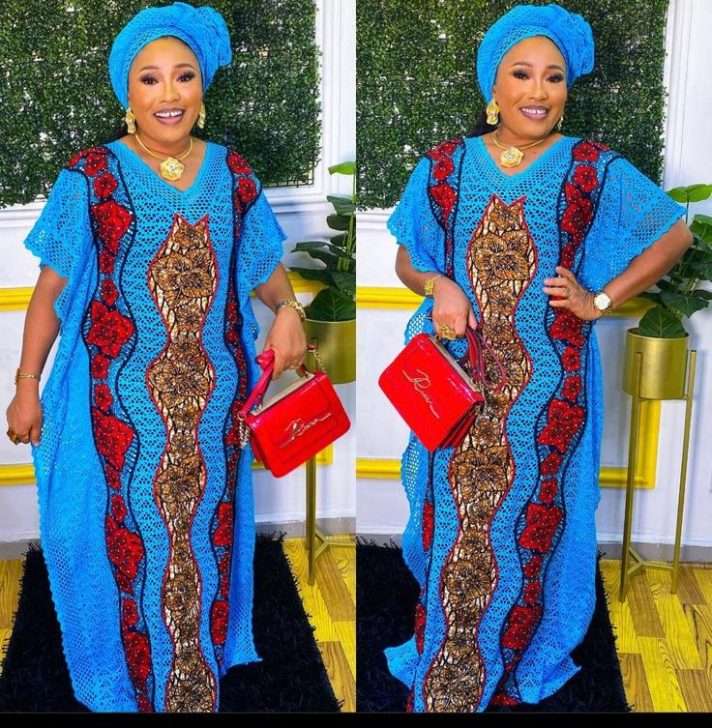 Latest Bubu Lace Gown Styles for Ladies in 2022 and 2023 Kaybee Fashion Styles