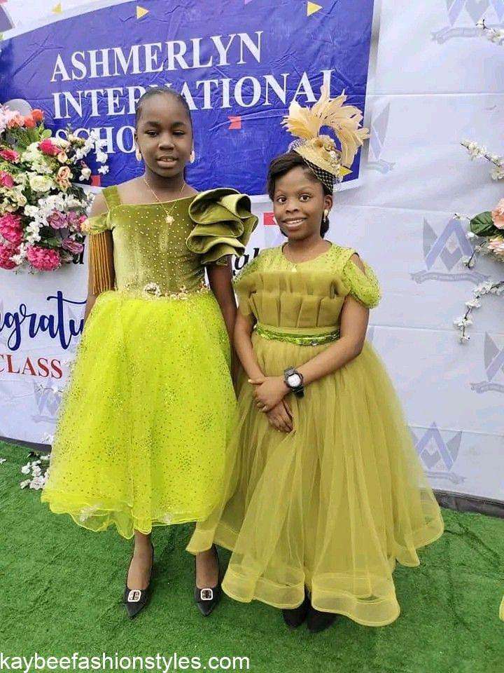 Christmas Gown Styles for Girl Child in Nigeria