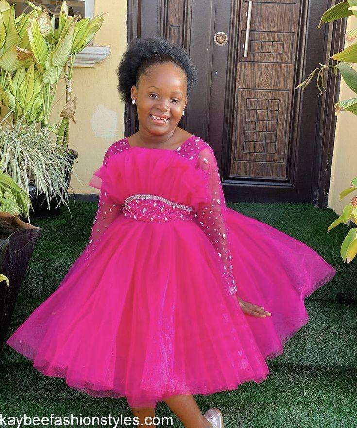 Christmas Gown Styles for Girl Child in Nigeria