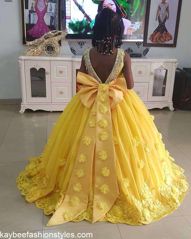 Christmas Gown Styles for Girl Child in Nigeria