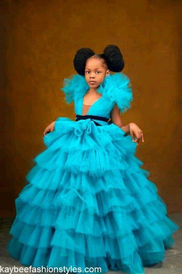 Christmas Gown Styles for Girl Child in Nigeria