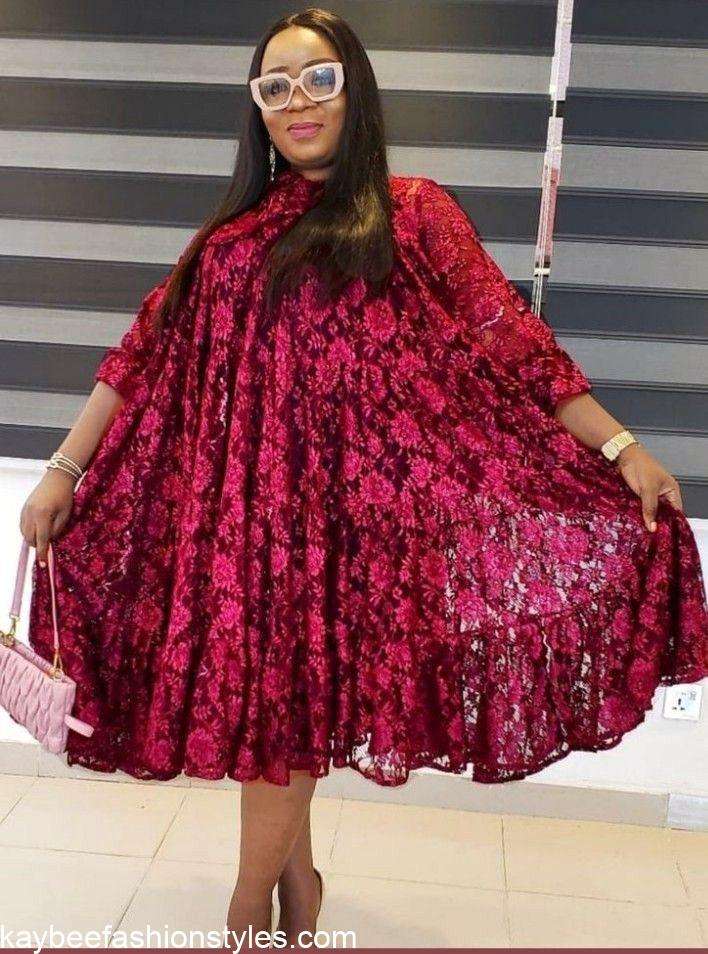 Bubu Lace Gown Styles for Ladies