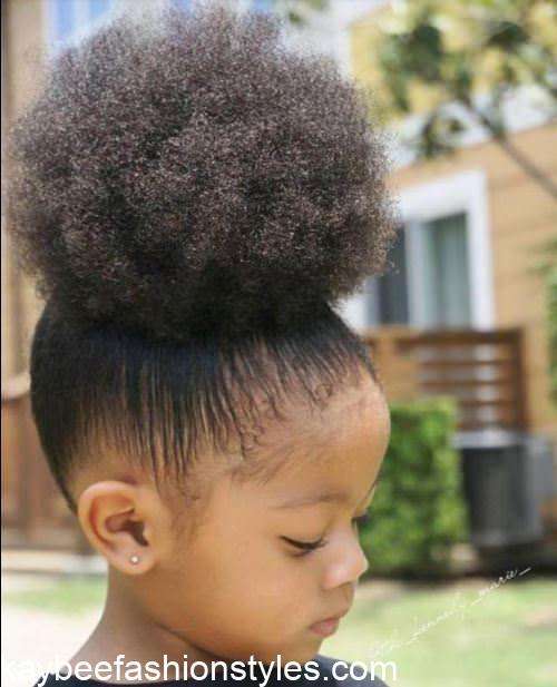 Christmas Hairstyles for Little Girl in Nigeria