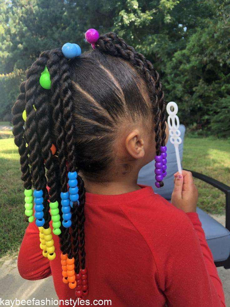 Christmas Hairstyles for Little Girl in Nigeria