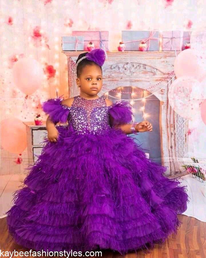 30 Best Christmas Gown Styles for Girl Child in Nigeria - Kaybee ...