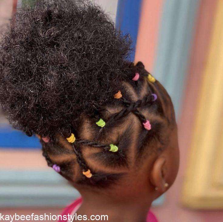 Christmas Hairstyles for Little Girl in Nigeria