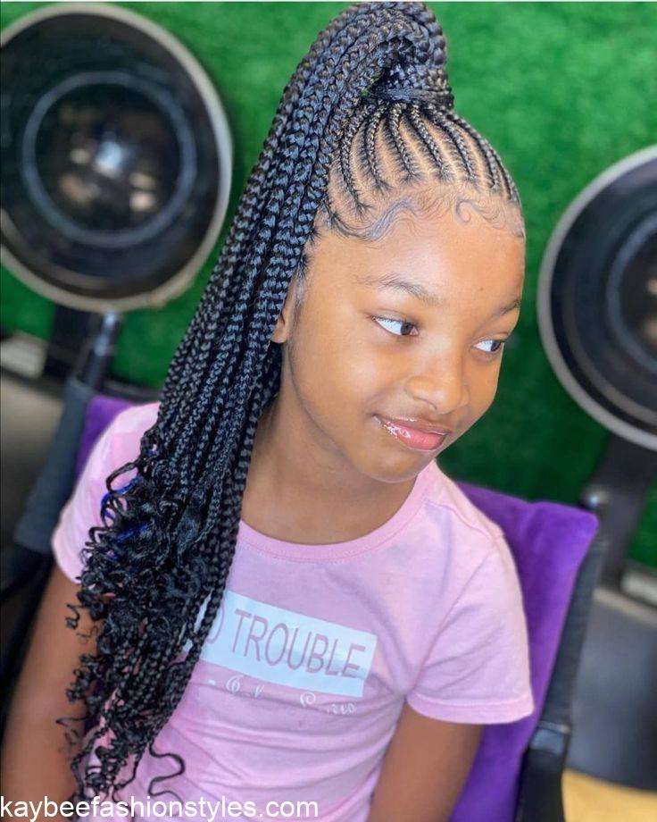 Christmas Hairstyles for Little Girl in Nigeria