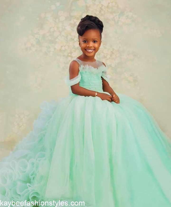 Christmas Gown Styles for Girl Child in Nigeria