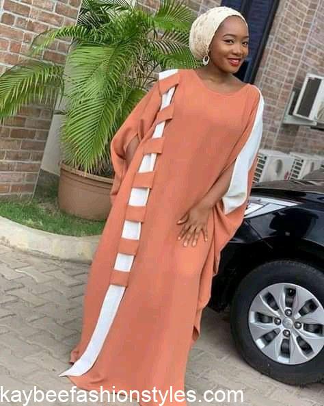 Plain Material Styles for Muslim Ladies in Nigeria