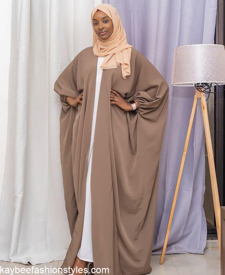 Plain Material Styles for Muslim Ladies in Nigeria