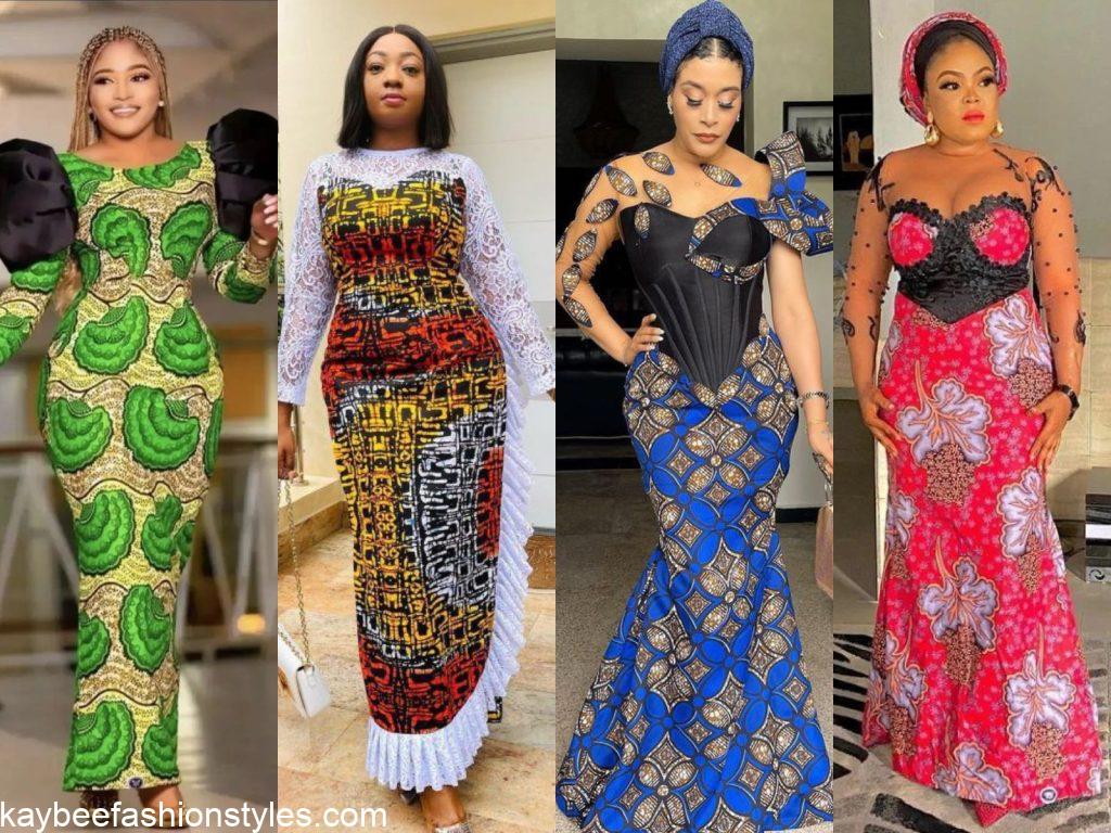4 Yards Ankara Long Gown Styles for Ladies