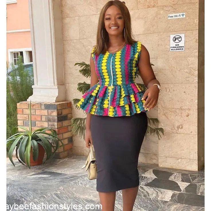 Best Ankara Tops for Skirt Styles for Ladies in 2023