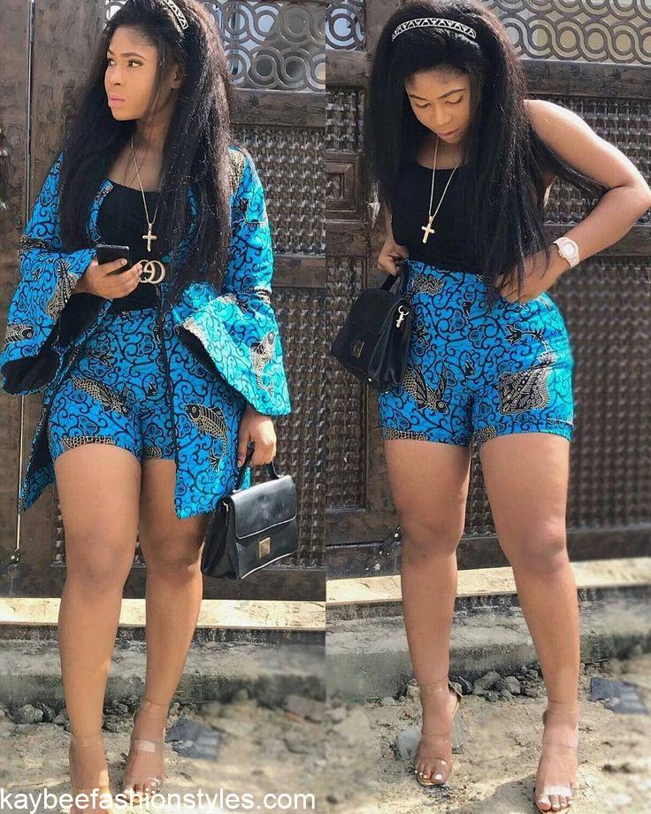 Ankara Short Knickers and Top for Ladies