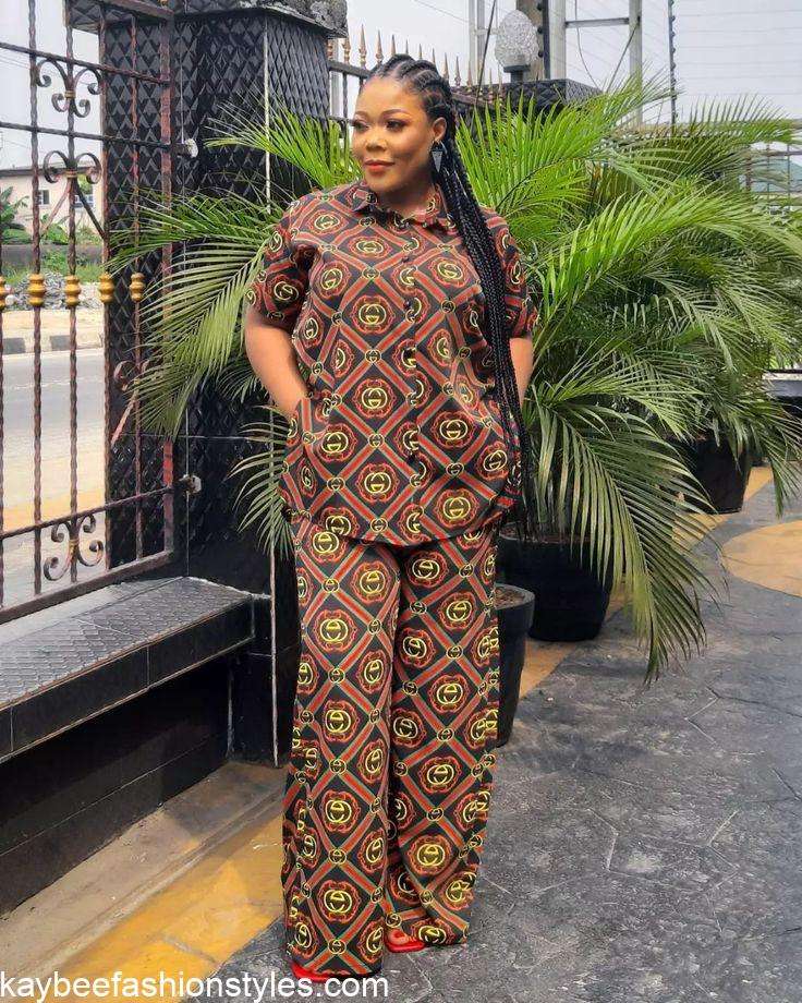 Ankara Styles 2022 Beautiful Trouser Outfit for Ladies  Ladeey  Ankara  trousers Trouser and top for ladies African fashion women clothing