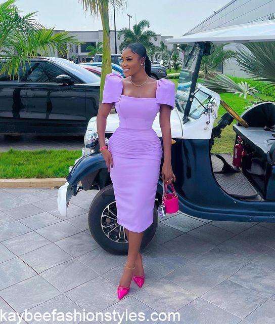 Fascinating Ankara and Plain Coloured Fabric Combination Styles  Stylish  Naija  Combination fashion Stylish short dresses Short african dresses