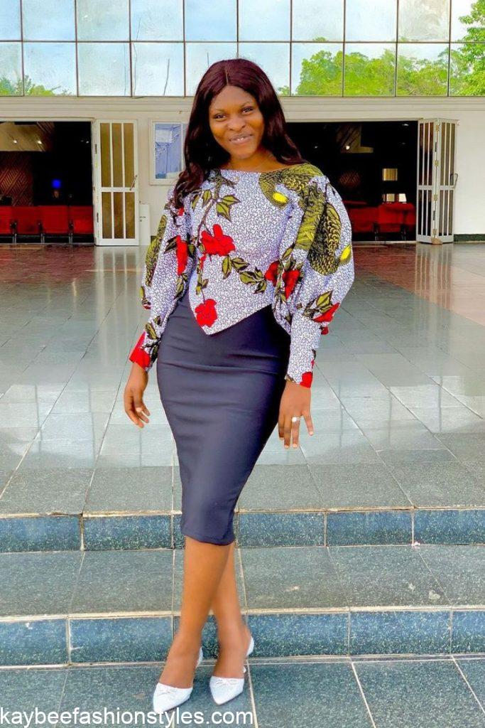 Best Ankara Tops for Skirt Styles for Ladies in 2023